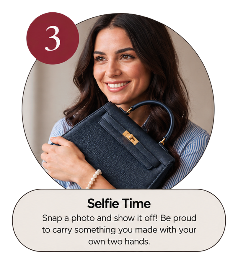 How it works, step 3: show off the bag you made
